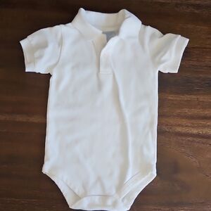 Little English White Onesie